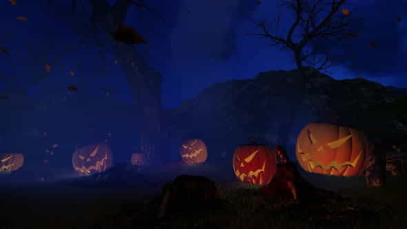 Halloween Background Loppabel - VideoHive 34112723