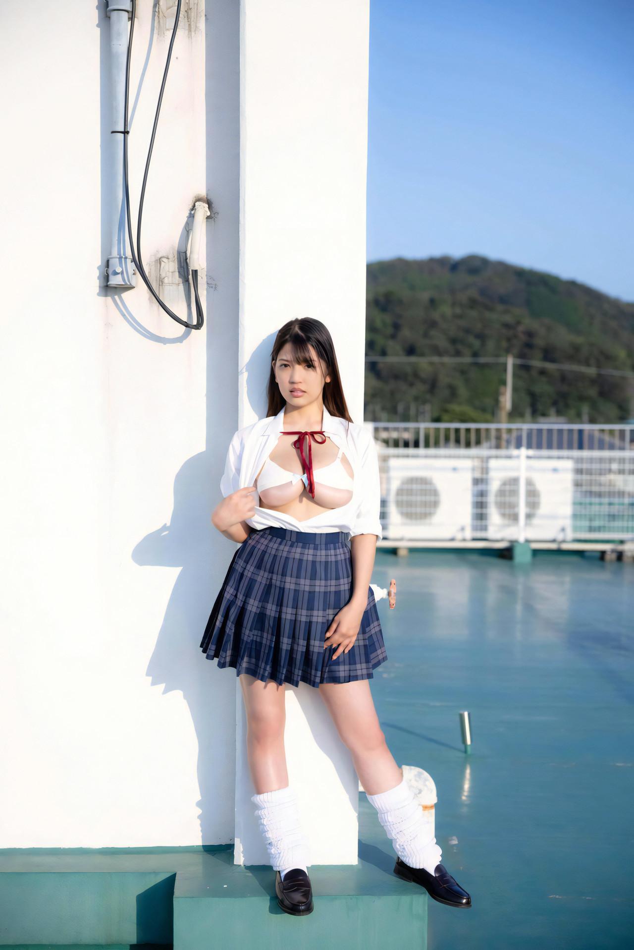 Aoi Fujino 藤乃あおい, デジタル写真集 「制服を脱ぐとき」 Set.01(12)