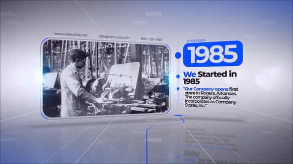 Business Company Timeline - VideoHive 43712637