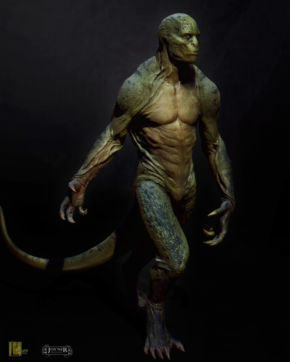 how The Lizard looked in 2012's The Amazing Spider-Man, but newly surf...