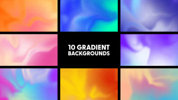 Gradient Backgrounds - VideoHive 44827676
