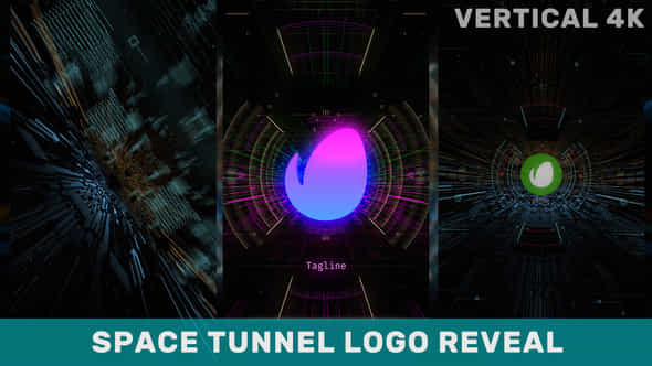 Space Tunnel Logo - VideoHive 39849335
