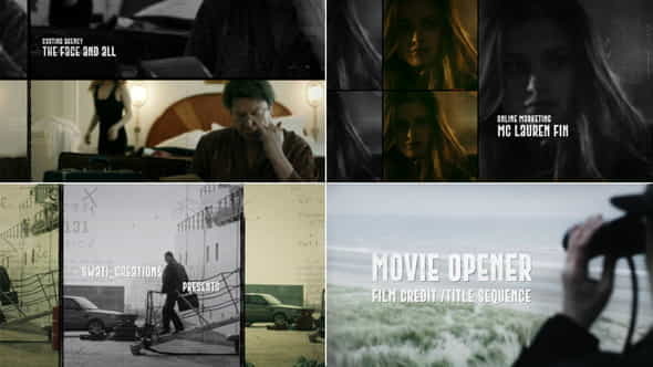 Movie Title SequenceFilm Credit - VideoHive 21929948