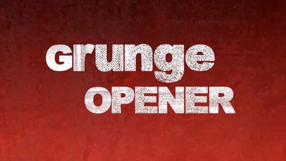 Grunge Opener - VideoHive 48998592