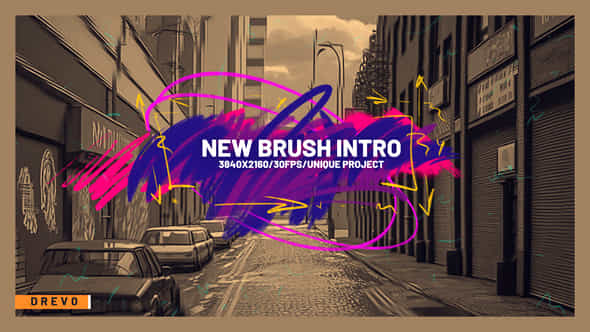 New Brush Intro - VideoHive 43999248