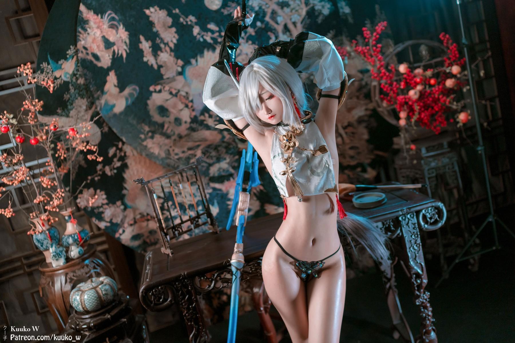 Cosplay KuukoW クー子 Shenhe 申鹤(11)