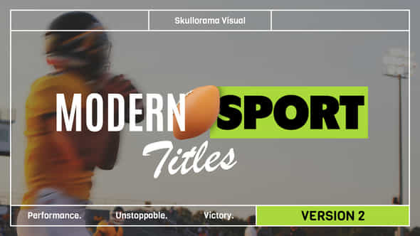 Modern Sport Titles V2 - VideoHive 59400018