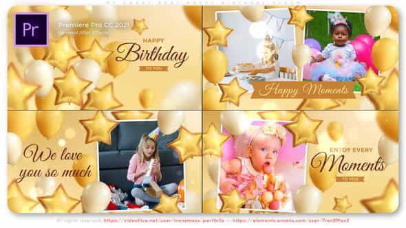 My Sweet Baby Happy Birthday - VideoHive 37896575
