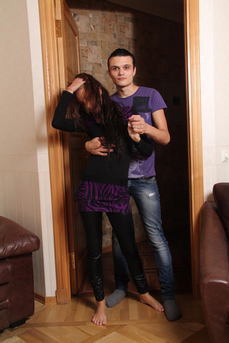 Young couple have sex on a kitchen counter and an armchair as well(1)