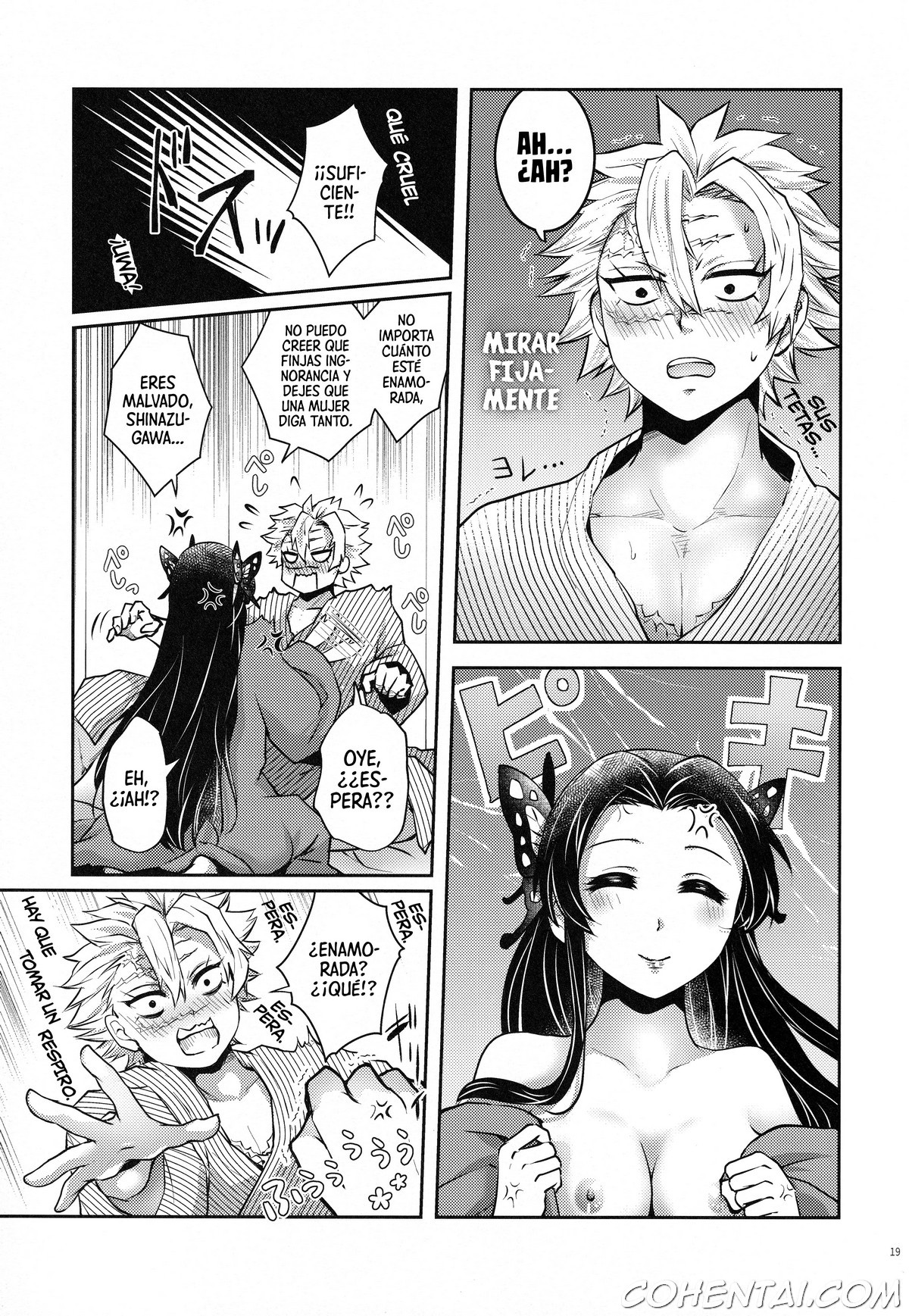 Shoujo o Moratte Hoshii Hana. Koinaka ni Natta Oboe ga Nai Kaze (Kimetsu no Yaiba) xxx comics manga porno doujin hentai español sexo 