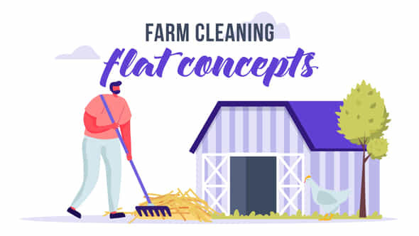 Farm cleaning - VideoHive 33189207