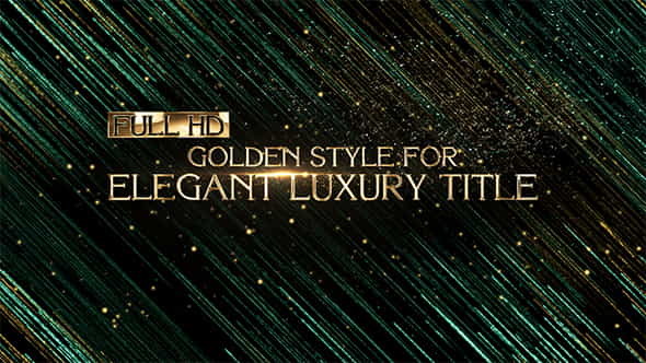Elegant Luxury Title | Corporate - VideoHive 20146582