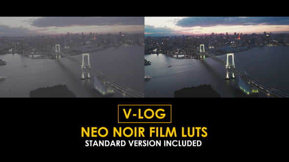 Vlog Neo Noir Film And Standard Color Luts - VideoHive 51378304