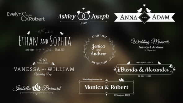 WeddingRomantic Titles 2 - VideoHive 35518811