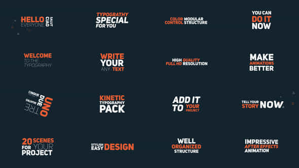 Kinetic Typography - VideoHive 38598663