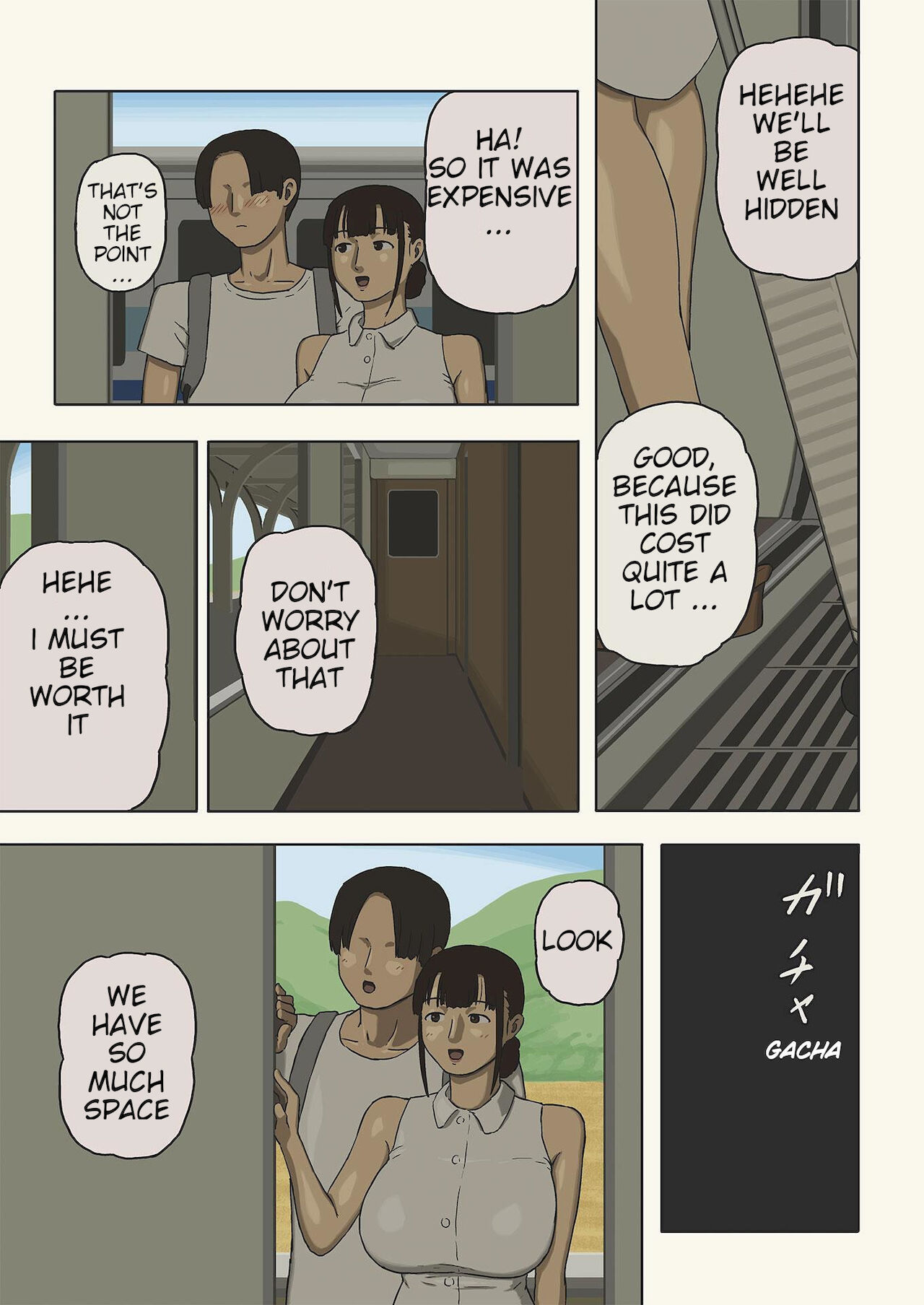 [Izayoi no Kiki] Share 4 Oyako no Shasou kara Ai to Sex o Motomete  Share 4 - A Parent and Child in the Window of a Train Car Seeking Love and Sex  [English]