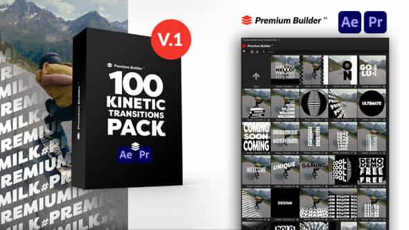 Kinetic Transitions Pack - VideoHive 49401595