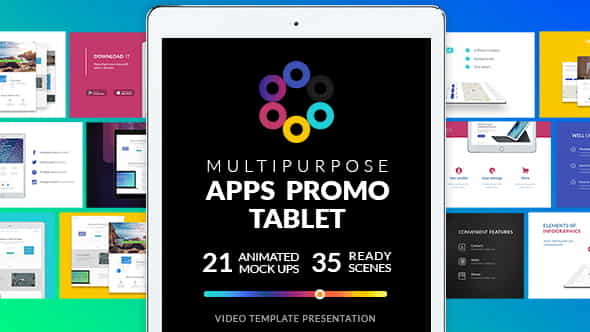 Multipurpose Apps Promo for Tablet - VideoHive 19319344