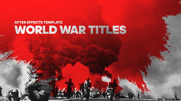 World War Cinematic Titles - VideoHive 14637260