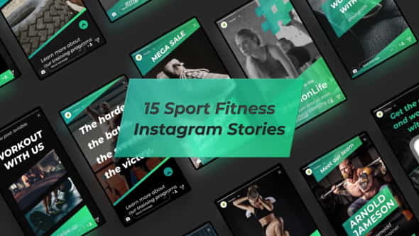 Sport Fitness Instagram Stories - VideoHive 24128185