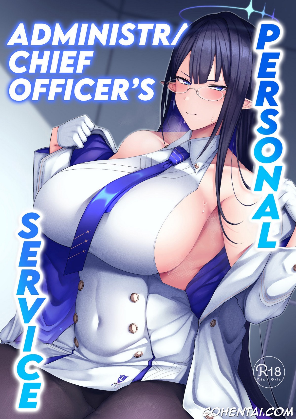 Shuseki Gyouseikan no Kojin Gyoumu (Blue Archive) xxx comics manga porno doujin hentai español sexo 