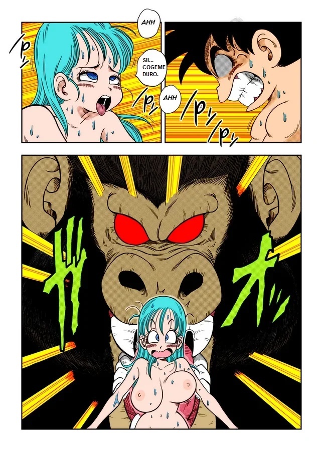 YamamotoDoujin - Bulma X Goku (Episode 1) Sexo en el baño A COLOR - 20