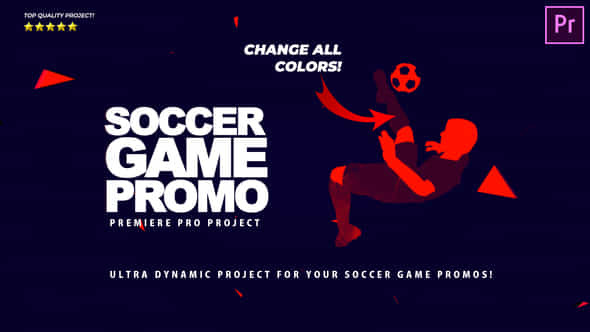 Soccer Game Promo - VideoHive 34193265