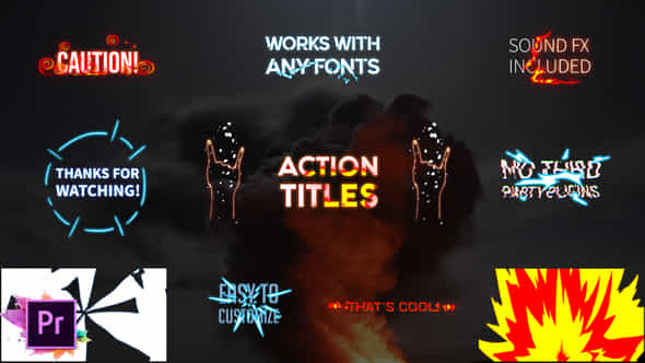 Action Titles Pack - VideoHive 24786225