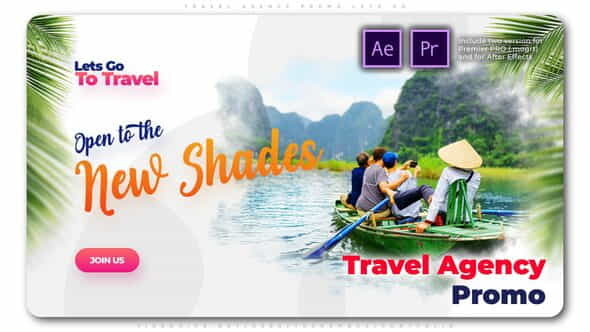 Travel Agency Promo Lets Go - VideoHive 25559713