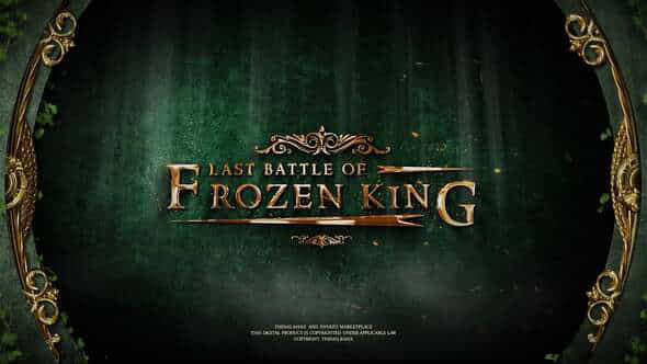 Frozen King The Fantasy Trailer For Premiere Pro - VideoHive 42355819