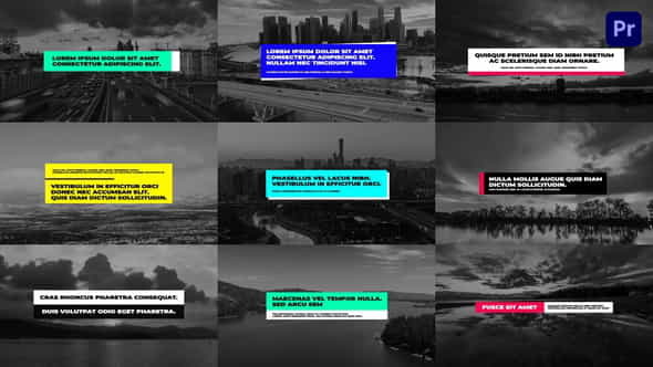 Box Titles Pack For Premiere - VideoHive 33649804