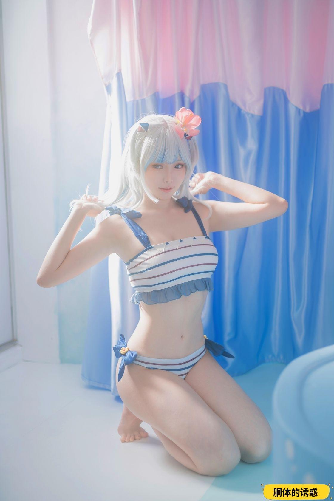 ElyEE子  A- Gawr Gura Swimsuit