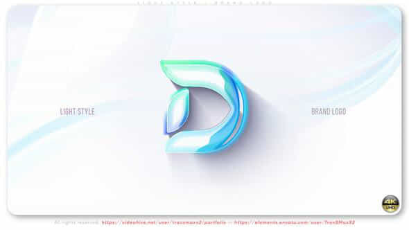 Light Style Brand Logo - VideoHive 58989280