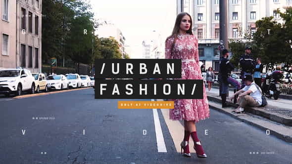Urban Fashion WeekEvent PromoDynamic OpenerClothes - VideoHive 22433794