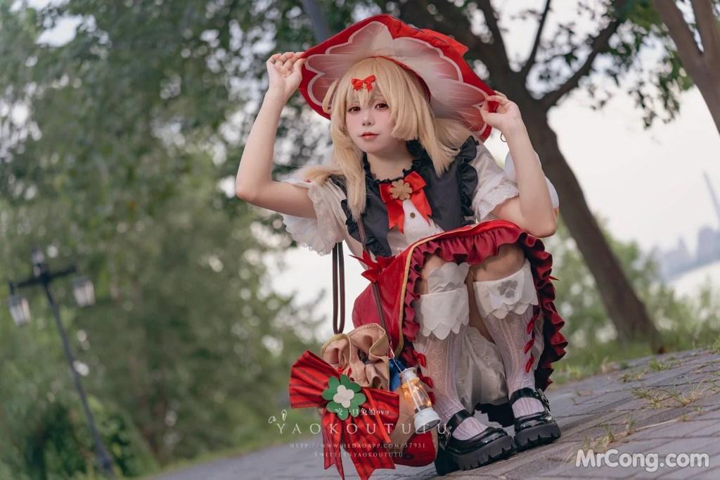 Coser@黏黏团子兔: 琪花星烛·可莉 可莉炸鱼舞 (66 photos )(65)
