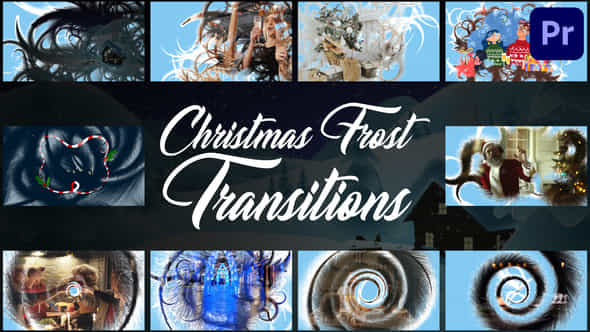 Christmas Frost Transitions - VideoHive 41999997