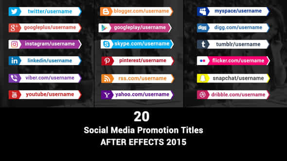 Social Media Promotion - VideoHive 39765055