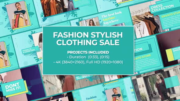 Trendy Memphis Fashion Stylish Clothing - VideoHive 24307840
