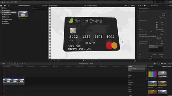 3D Credit Card - VideoHive 18728527