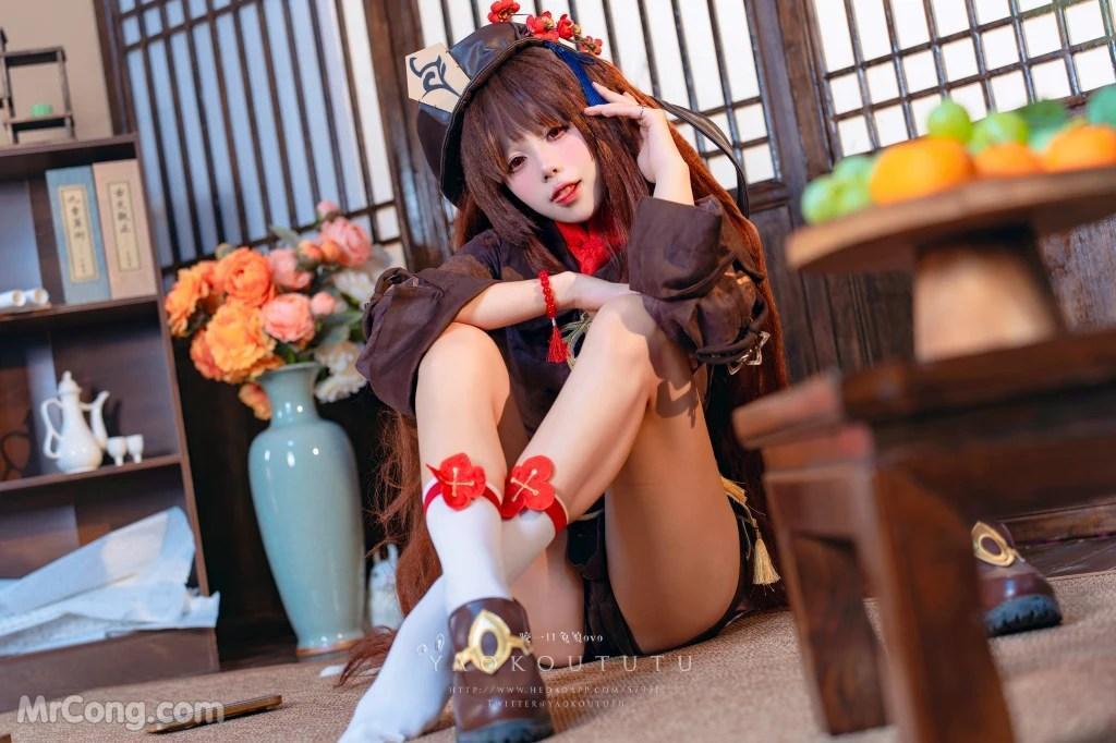 Coser@黏黏团子兔: 往生堂堂主胡桃&ミチノチモシーキミノキモチ (66 photos )(2)