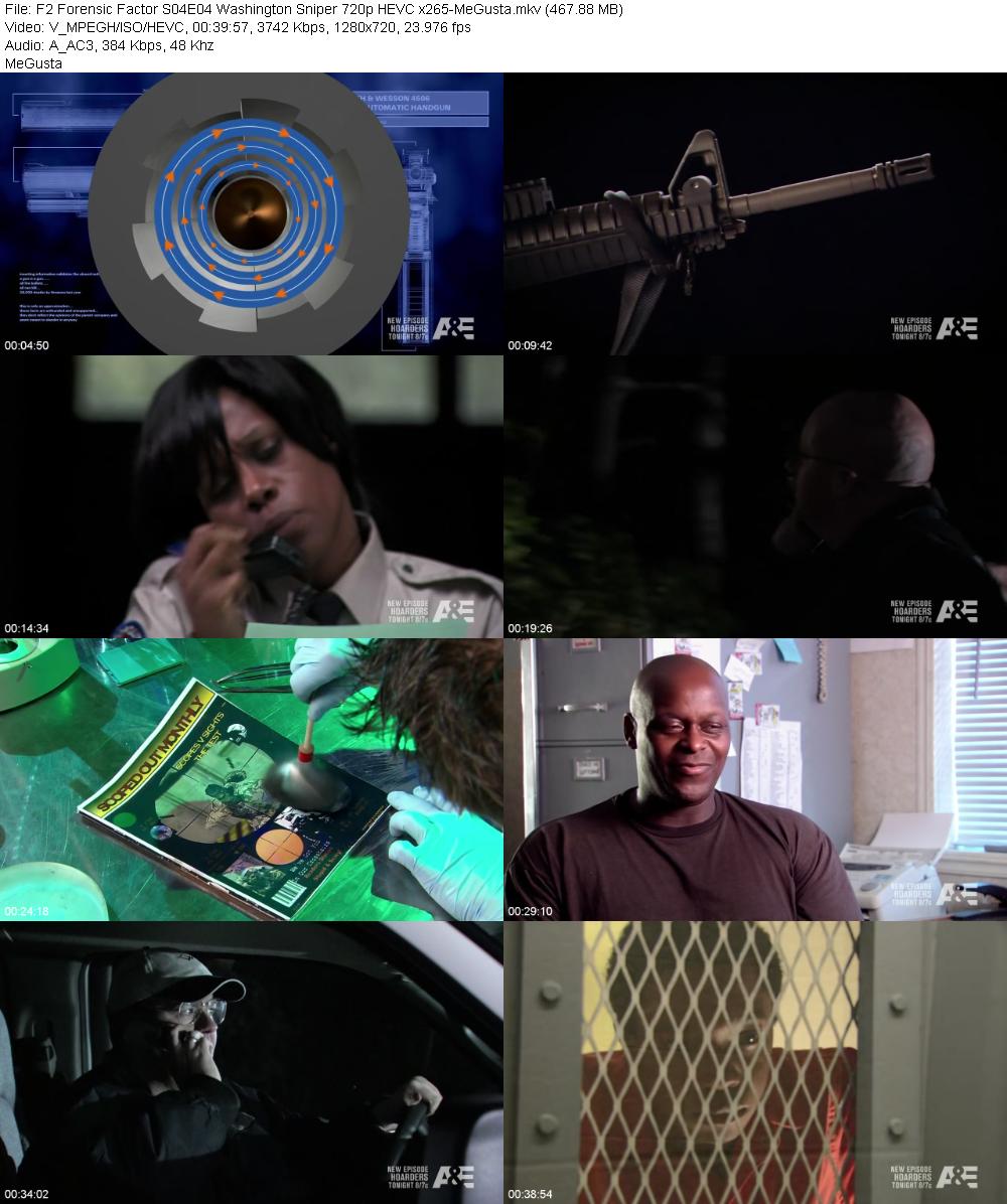 F2 Forensic Factor S04E04 Washington Sniper 720p HEVC x265