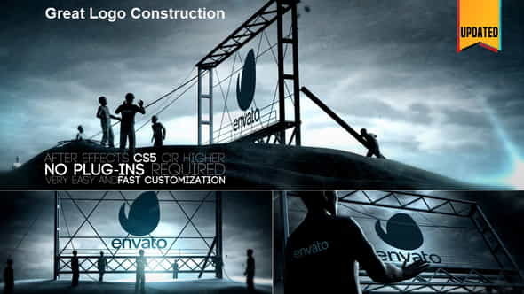 Great Logo Construction - VideoHive 7383445
