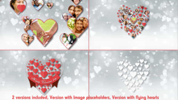 Valentine Romantic Hearts - VideoHive 6632827