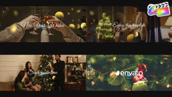 New Year Wishes For Fcpx - VideoHive 48997443