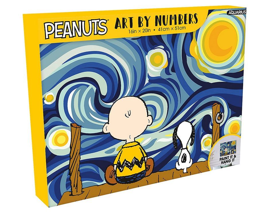 Peanuts Starry Night Art By Numbers