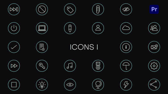 Animated Icons - VideoHive 41875602