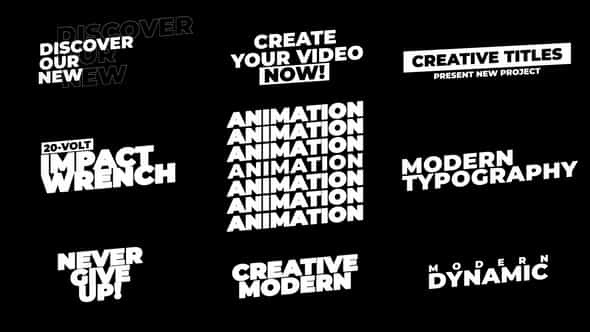 Rgb Titles V20 Ae - VideoHive 55855562