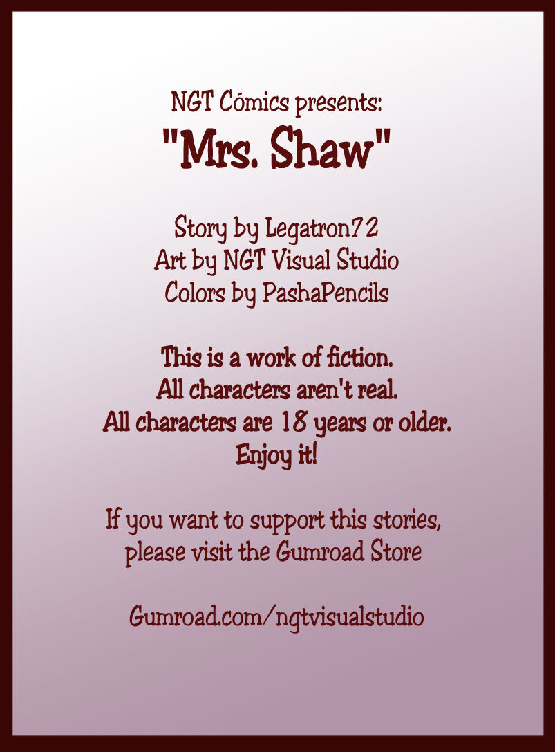 [NGTvisualstudio] NGT Cómics01 - Mrs. Shaw (Ongoing)