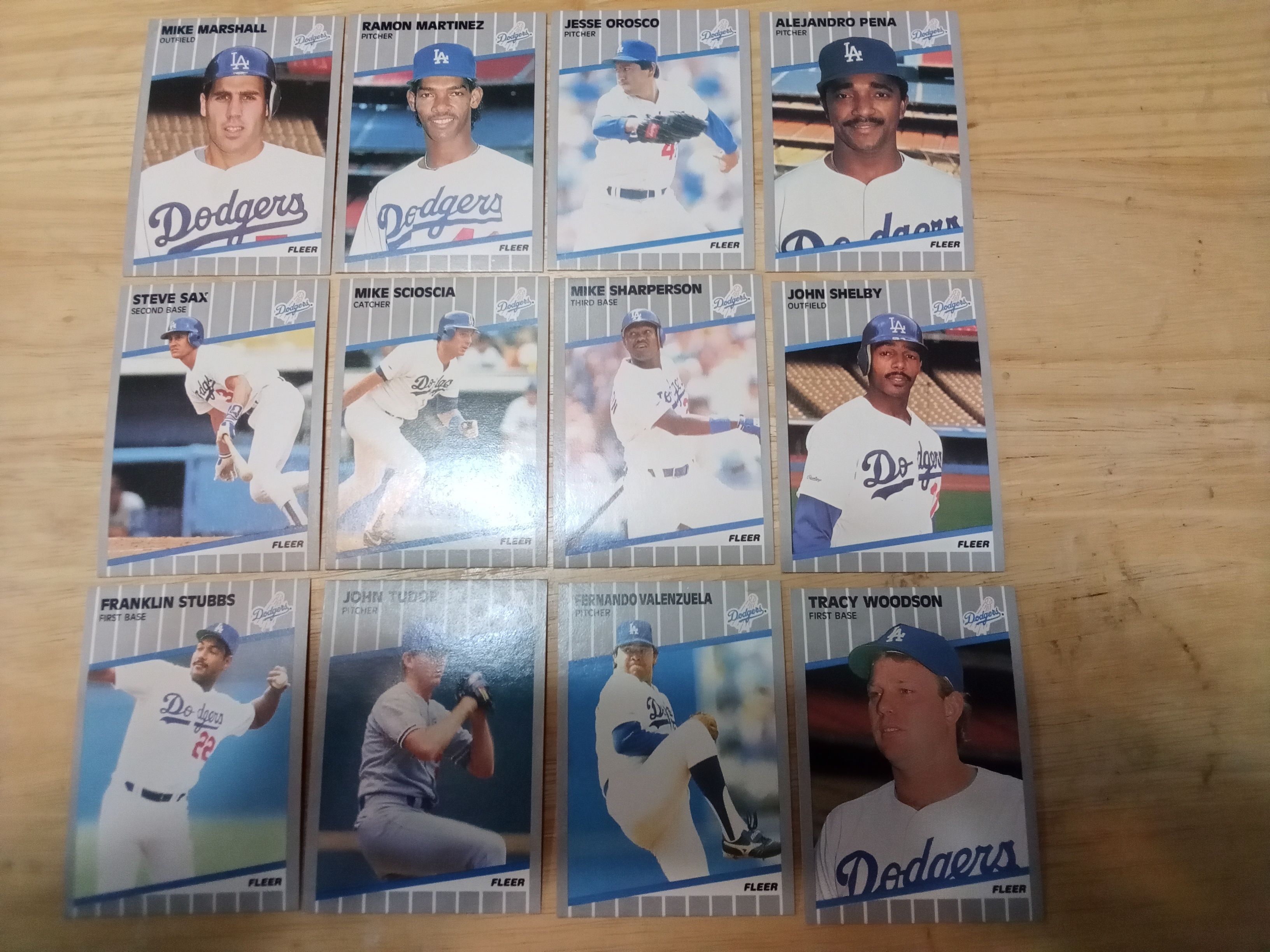 Los Angeles Dodgers Team Sets All Brands 1986-2008