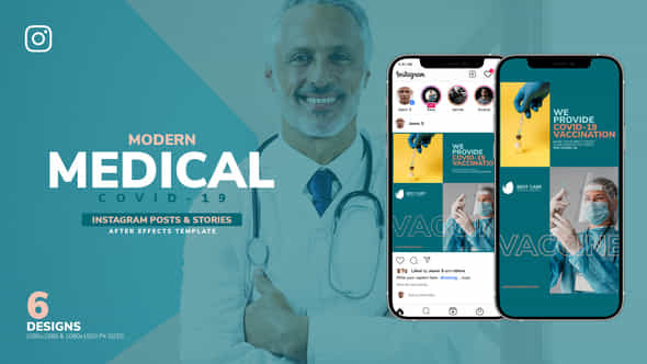 Medical Covid-19 Instagram - VideoHive 33180999